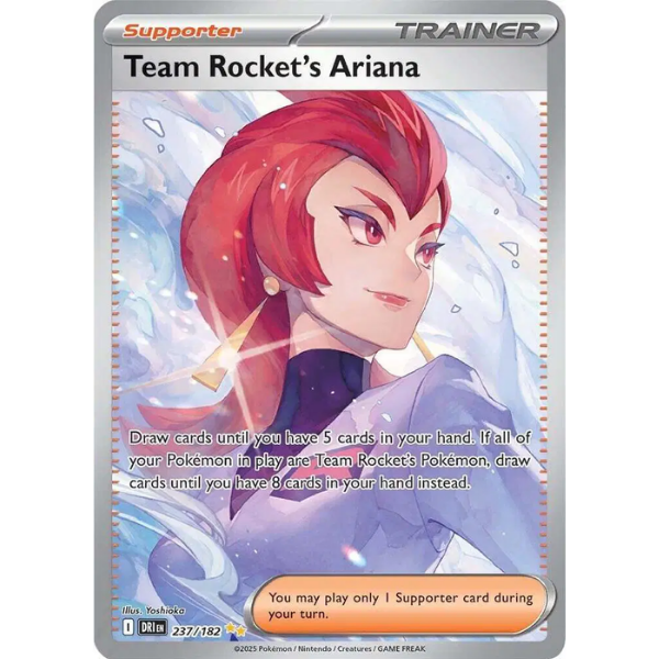 Scarlet & Violet - Destined Rivals 237/182 - Team Rocket's Ariana [Special Illustration Rare]