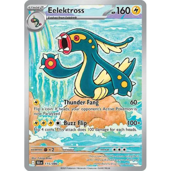 Scarlet & Violet - Black Bolt 115/086 - Eelektross [Illustration Rare]