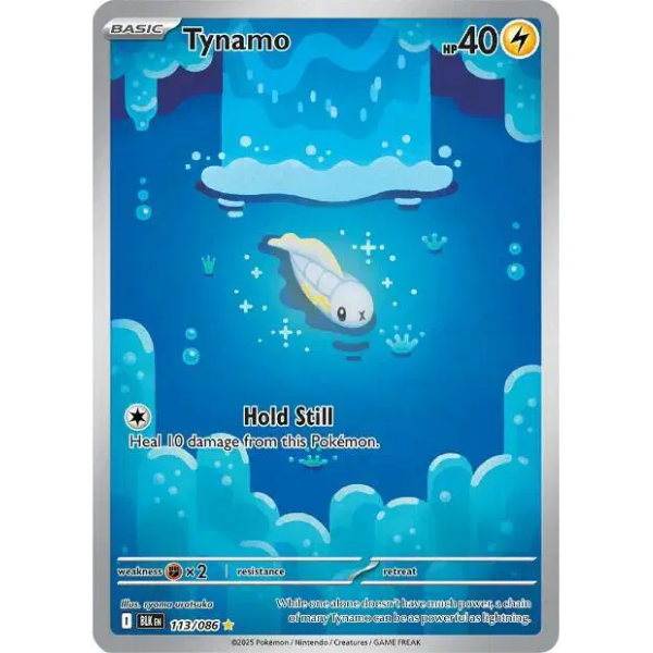 Scarlet & Violet - Black Bolt 113/086 - Tynamo [Illustration Rare]