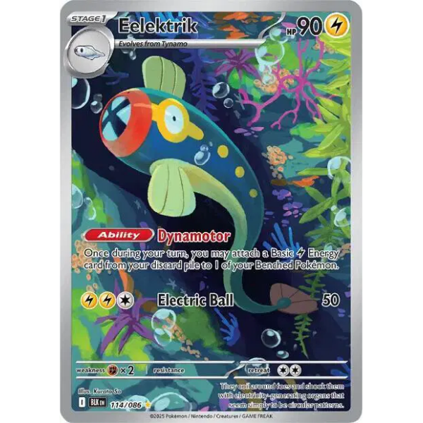 Scarlet & Violet - Black Bolt 114/086 - Eelektrik [Illustration Rare]