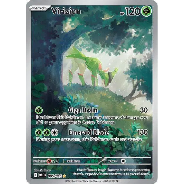 Scarlet & Violet White Flare 095/086 - Virizion [Illustration Rare]