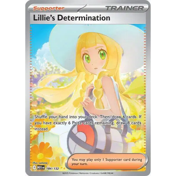 Mega Evolution Base 184/132 - Lillie's Determination [Special Illustration Rare]