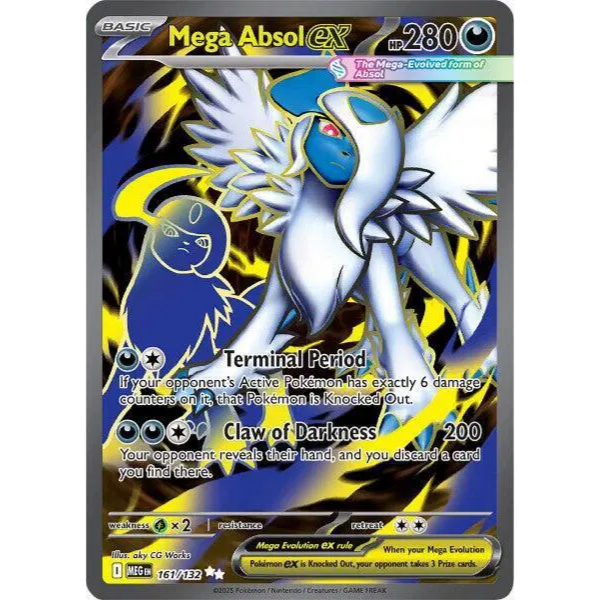 Mega Evolution Base 161/132 - Mega Absol ex [Ultra Rare]