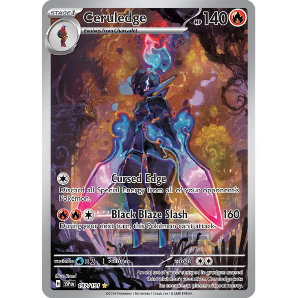 Scarlet & Violet Surging Sparks 197/191 - Ceruledge [Illustration Rare]