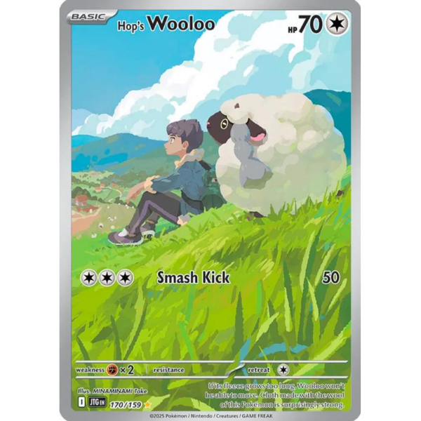 Scarlet & Violet - Journey Together 170/159 - Hop's Wooloo [Illustration Rare]