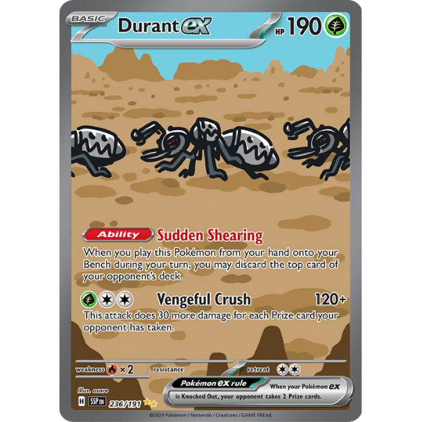 Scarlet & Violet Surging Sparks 236/191 - Durant ex [Special Illustration Rare]