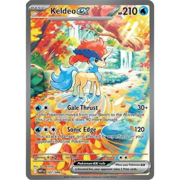 Scarlet & Violet White Flare 167/086 - Keldeo ex [Special Illustration Rare]
