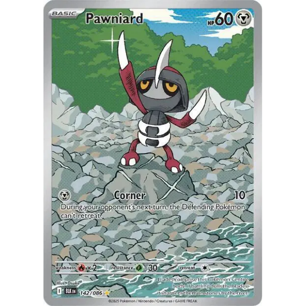 Scarlet & Violet - Black Bolt 142/086 - Pawniard [Illustration Rare]