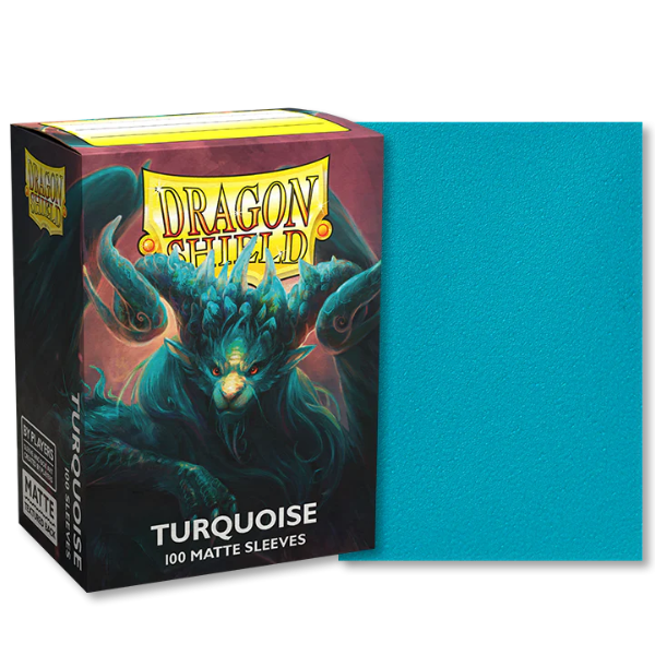 Dragon Shield Matte Sleeves Turquoise 100ct