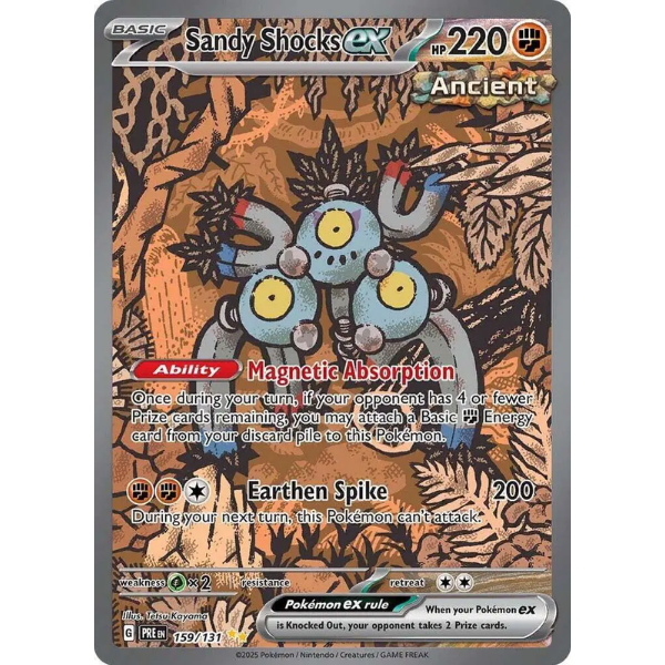 Scarlet & Violet Prismatic Evolutions 159/131 - Sandy Shocks ex [Special Illustration Rare]