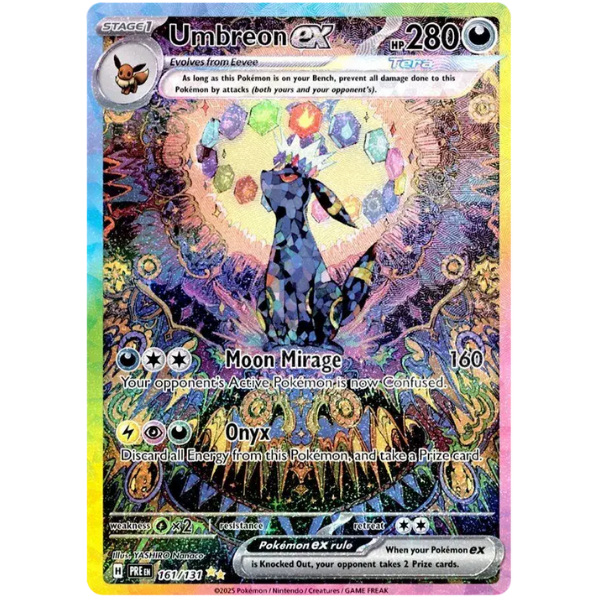 Scarlet & Violet Prismatic Evolutions 161/131 - Umbreon ex [Special Illustration Rare]