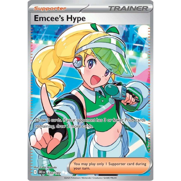 Scarlet & Violet - Destined Rivals 220/182 - Emcee's Hype [Ultra Rare]