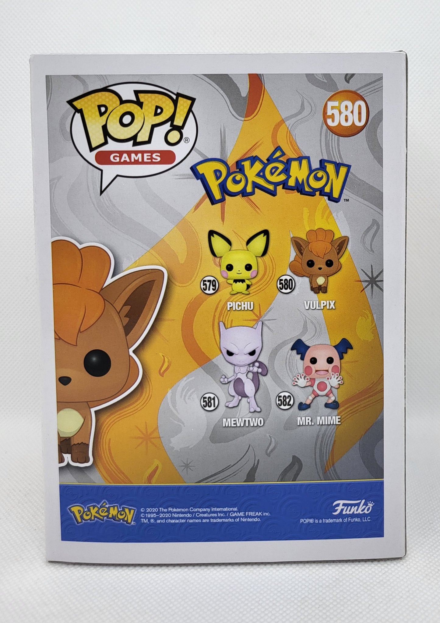 Funko Pop Games (580) Vulpix Flocked