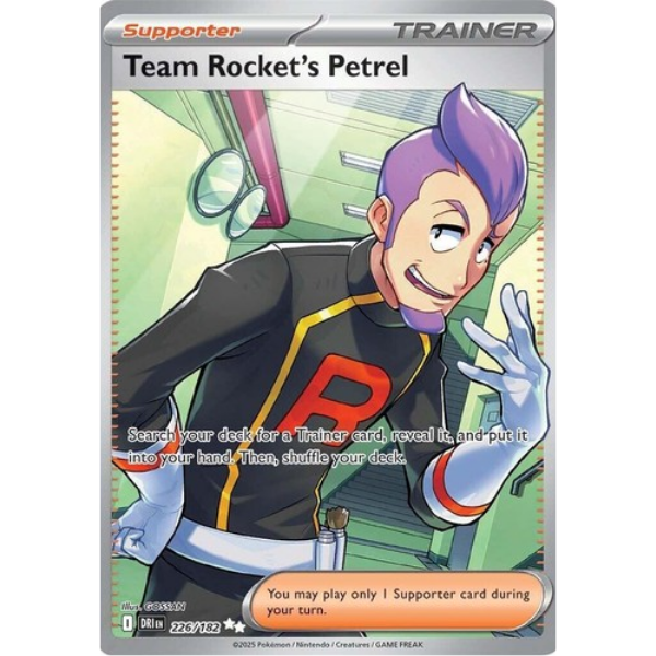 Scarlet & Violet - Destined Rivals 226/182 - Team Rocket's Petrel [Ultra Rare]