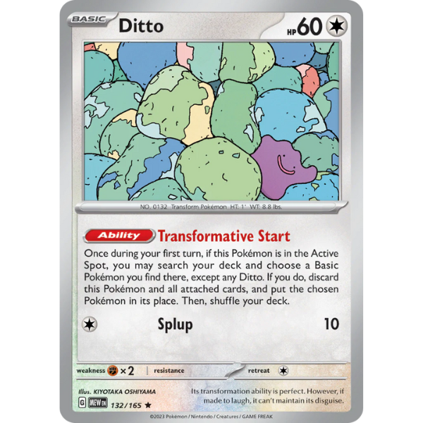 Ditto [Scarlet & Violet 151] - Holo Rare 132/165