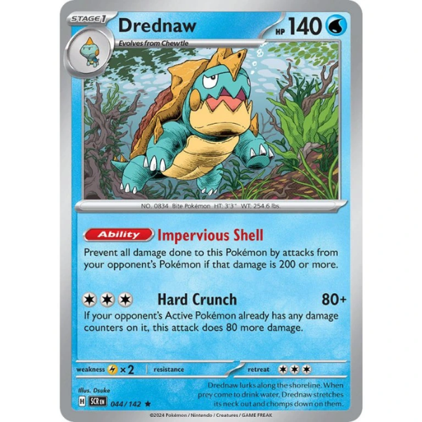 Drednaw - Holo Rare 044/142 [Scarlet & Violet Stellar Crown]