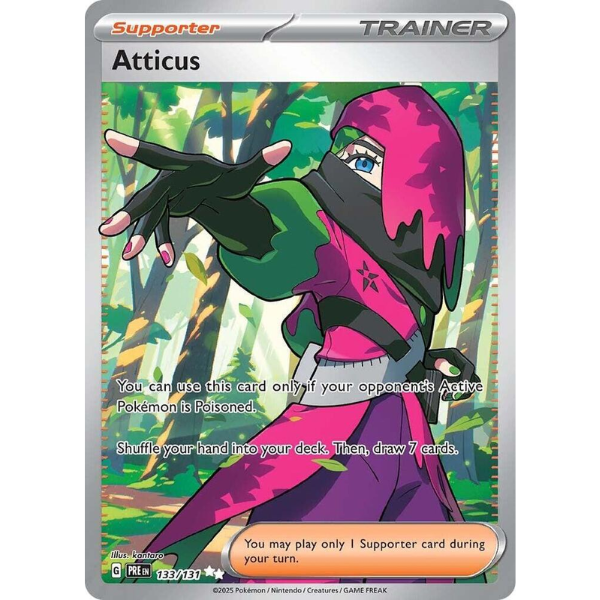 Atticus - Full Art Ultra Rare 133/131 [Scarlet & Violet Prismatic Evolutions]