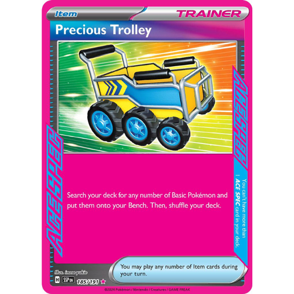 Precious Trolley - Ace Spec Rare 185/191 [Scarlet & Violet Surging Sparks]