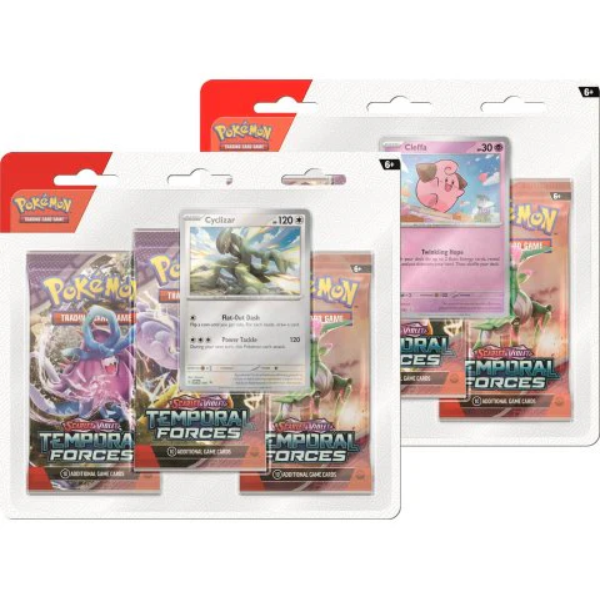 Pokemon TCG Scarlet & Violet Temporal Forces 3-Pack Blister