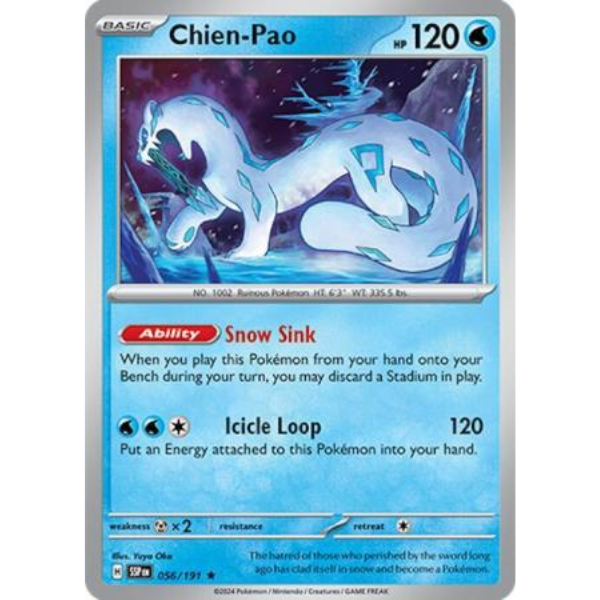 Chien-Pao - Rare 056/191 [Scarlet & Violet Surging Sparks]