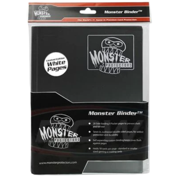 Monster 4-pocket Binder w/ White Pages (Limited Edition)