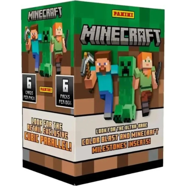 Panini Minecraft Trading Cards 15th Anniversary Blaster Box