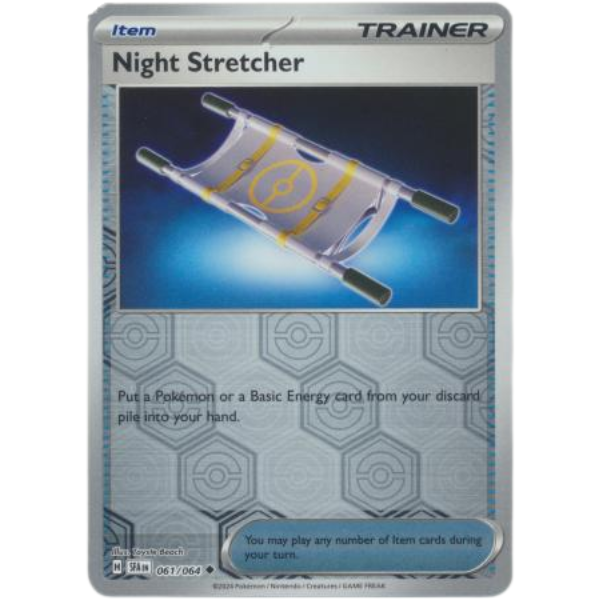 Night Stretcher - Uncommon Reverse Holo 61/64 [Scarlet & Violet Shrouded Fable]