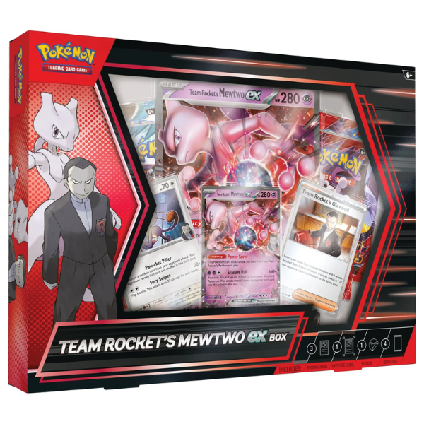 Pokemon TCG Team Rocket's Mewtwo Ex Box