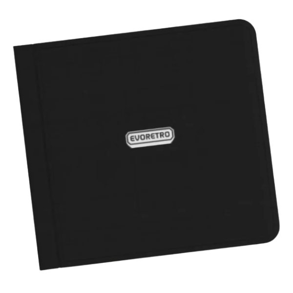 Evoretro 4x3 Zippered Binder - Black