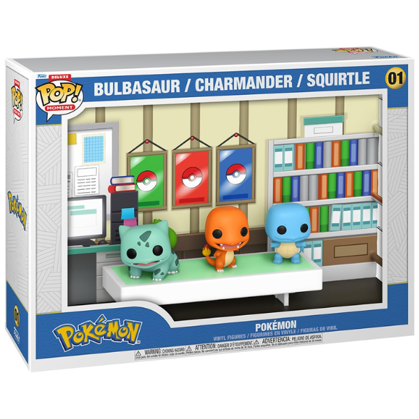 Funko Pop Moments (01) Pokemon Starters 1996 Bulbasaur/Charmander/Squirtle