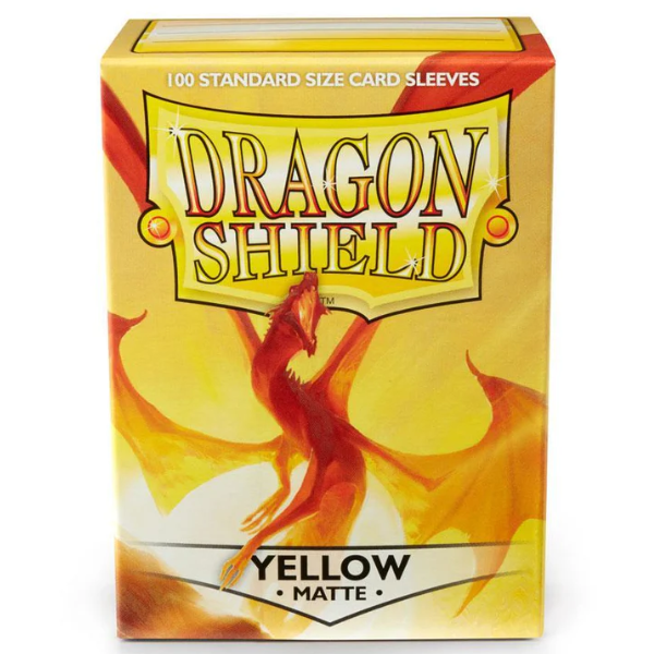 Dragon Shield Matte Sleeves Yellow Elichaphaz 100ct