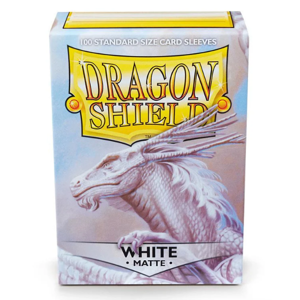 Dragon Shield Matte Sleeves White Bounteous 100ct