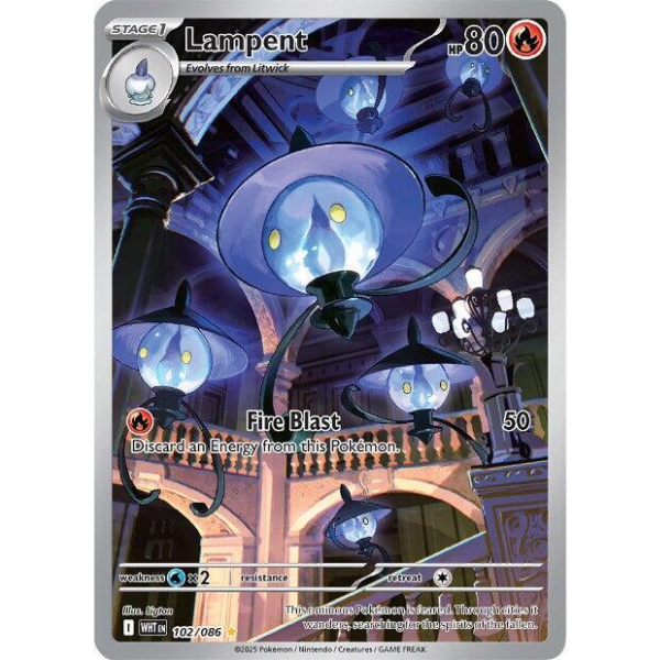 Scarlet & Violet White Flare 102/086 - Lampent [Illustration Rare]