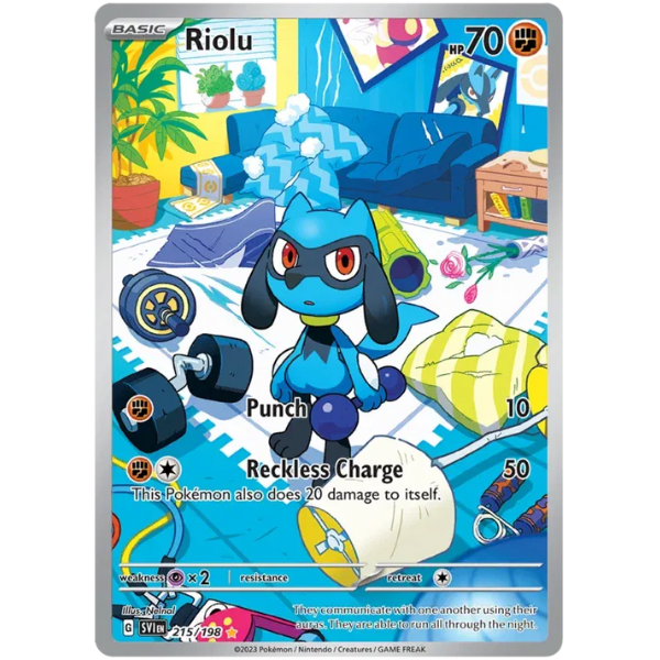 Scarlet & Violet Base 215/198 - Riolu [Illustration Rare]