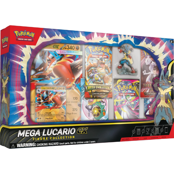 Pokémon TCG Mega Lucario Ex Figure Collection