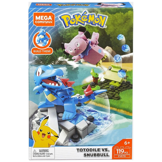 Mega Construx Totodile Vs. Snubbull FVK70 119pcs