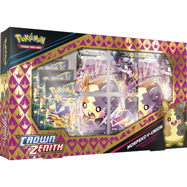 Pokemon TCG Crown Zenith Morpeko V-Union Premium Playmat Collection