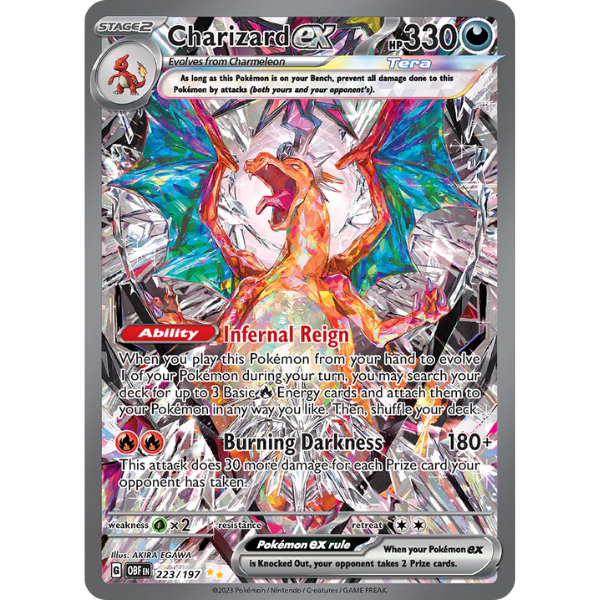 Scarlet & Violet Obsidian Flames 223/197 - Charizard Ex [Special Illustration Rare]
