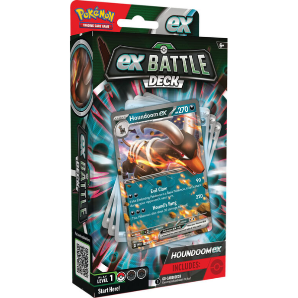 Pokemon TCG Ex Battle Deck Houndoom Ex Level 1