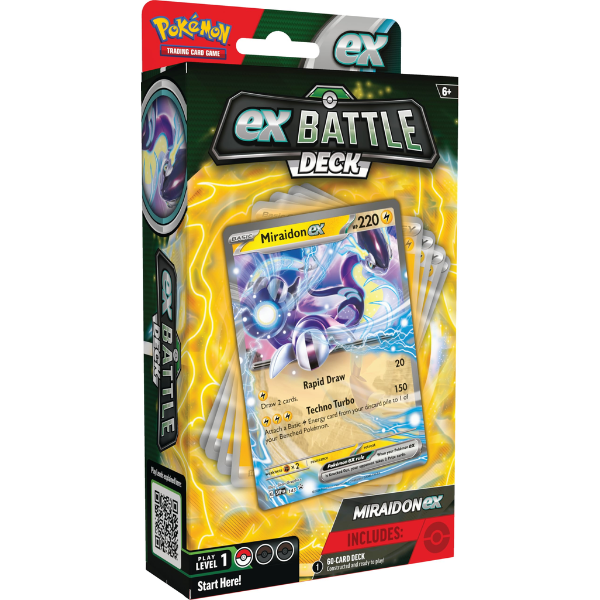 Pokemon TCG Ex Battle Deck Miraidon Ex Level 1