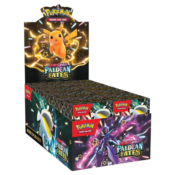 Pokémon TCG Scarlet & Violet Paldean Fates Booster Bundle Display