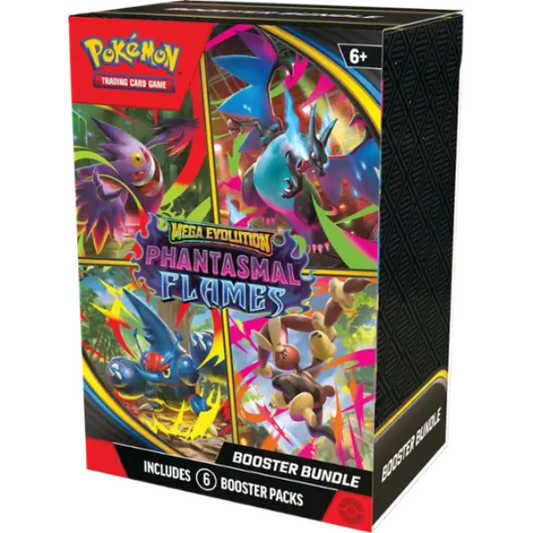Pokémon TCG - Mega Evolution Phantasmal Flames - Booster Bundle [Pre-Order] *Limit 2 per household