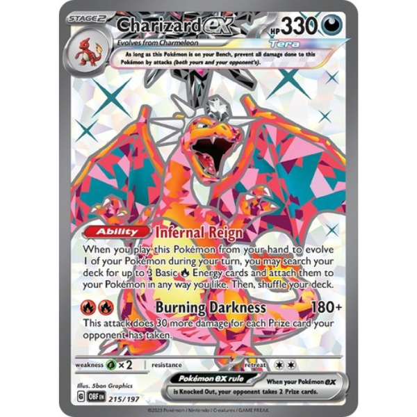 Scarlet & Violet Obsidian Flames 215/197 - Charizard ex [Ultra Rare]