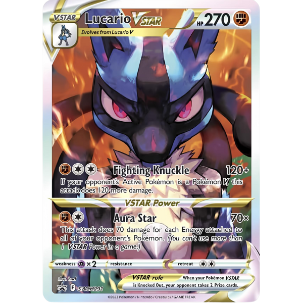 Sword & Shield Black Star Promo SWSH291 - Lucario VSTAR