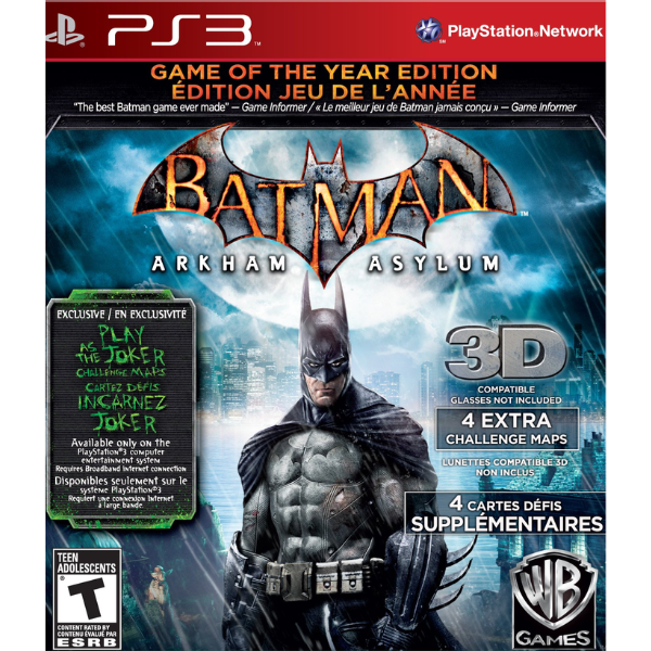 Batman Arkham Asylum Game of The Year