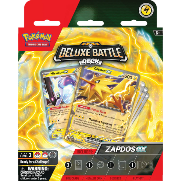 Pokemon TCG Deluxe Battle Deck Zapdos EX Level 2