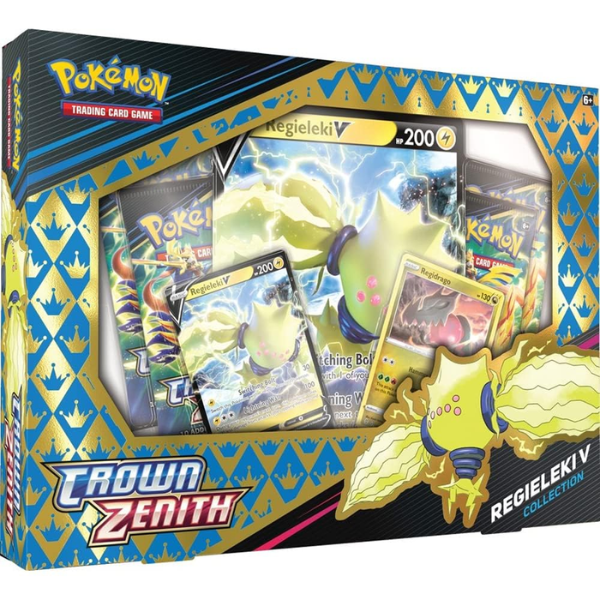 Pokemon TCG Crown Zenith Regieleki V Collection Box