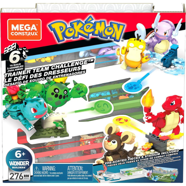 Mega Construx Pokemon Trainer Team Challenge GNV47 276pcs