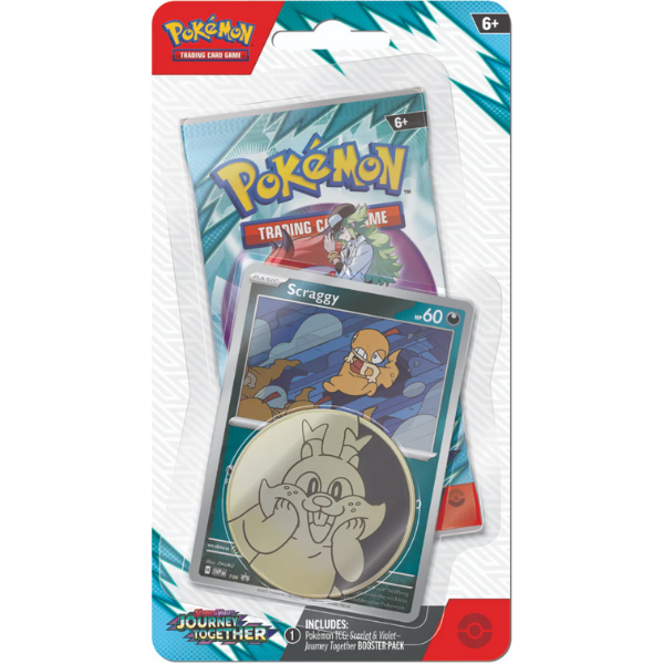 Pokemon TCG - Scarlet & Violet - Journey Together - Checklane Blister Scraggy