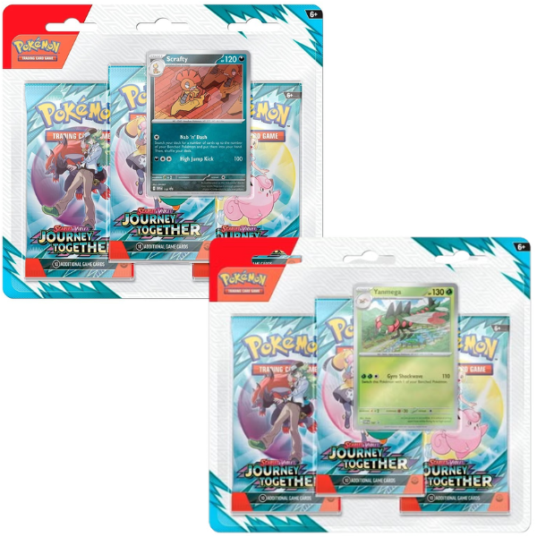 Pokemon TCG - Scarlet & Violet - Journey Together - 3-pack Blister